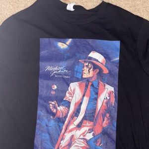 Michael Jackson Black Graphic Tee